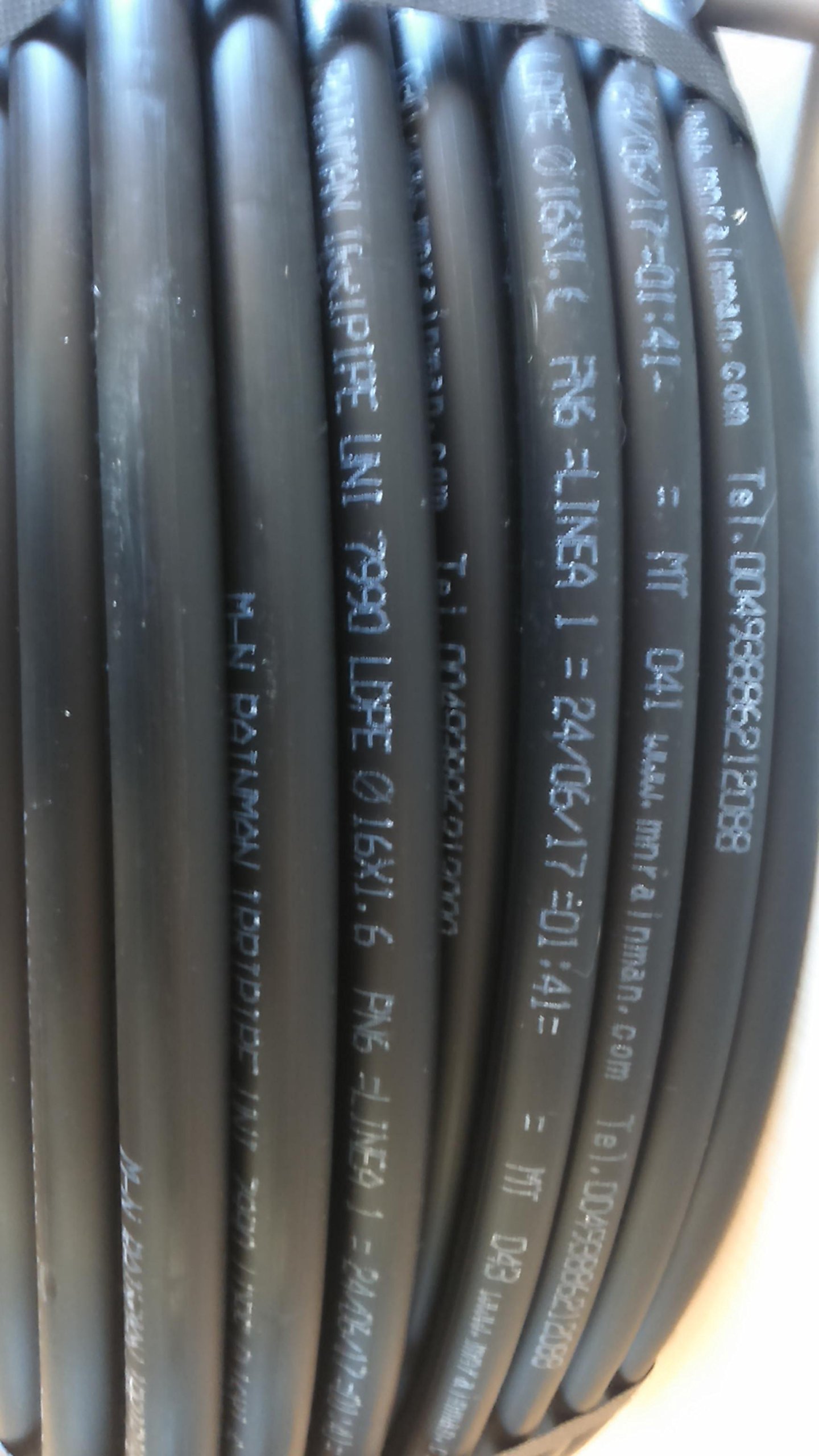 PE-Rohr 16 mm, 1,6 mm, 6 bar - 100 Meter