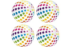 Intex Giant Inflatable Beach Balls, Pack of Four