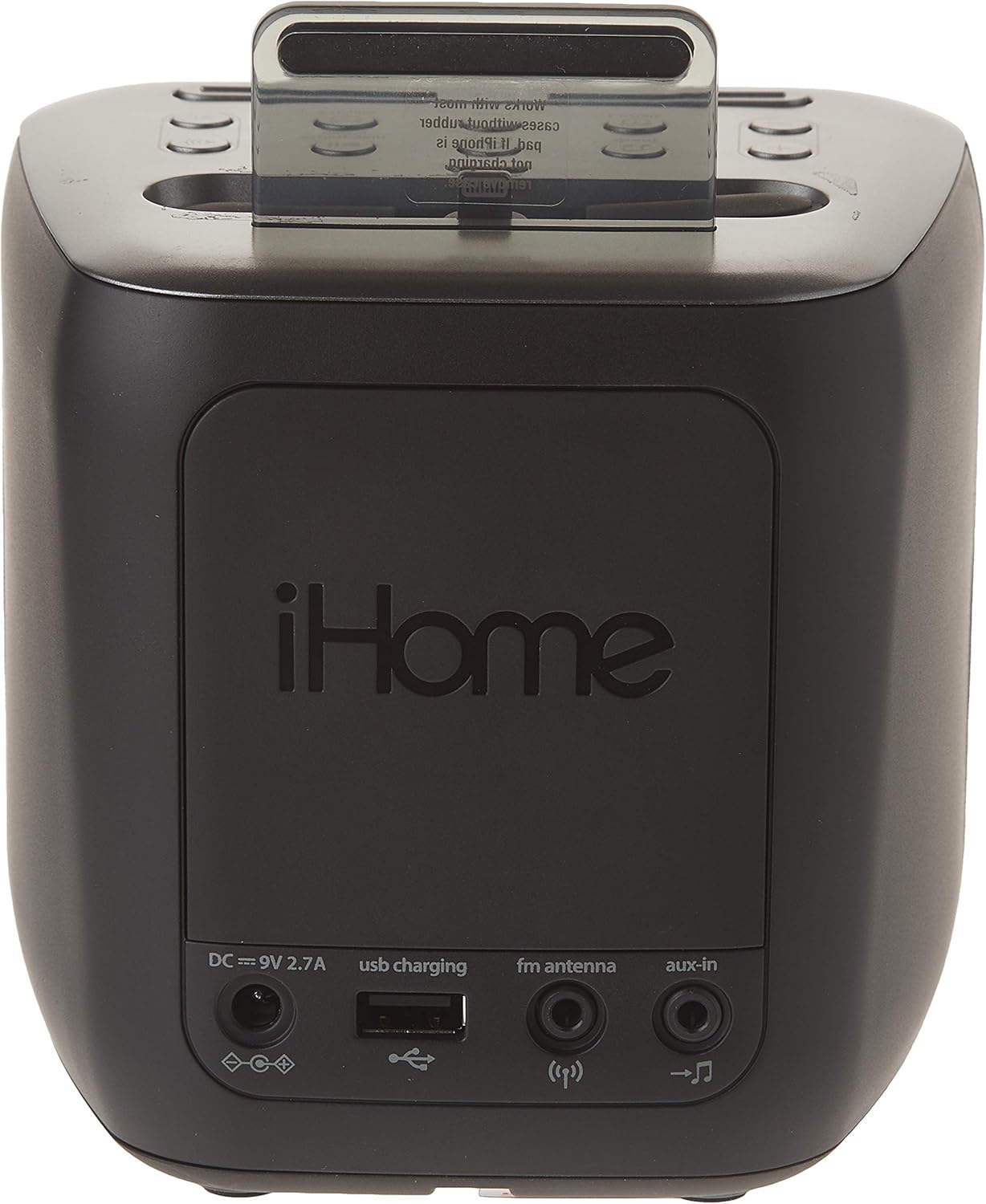 iHome iPL24 Back Panel with Ports