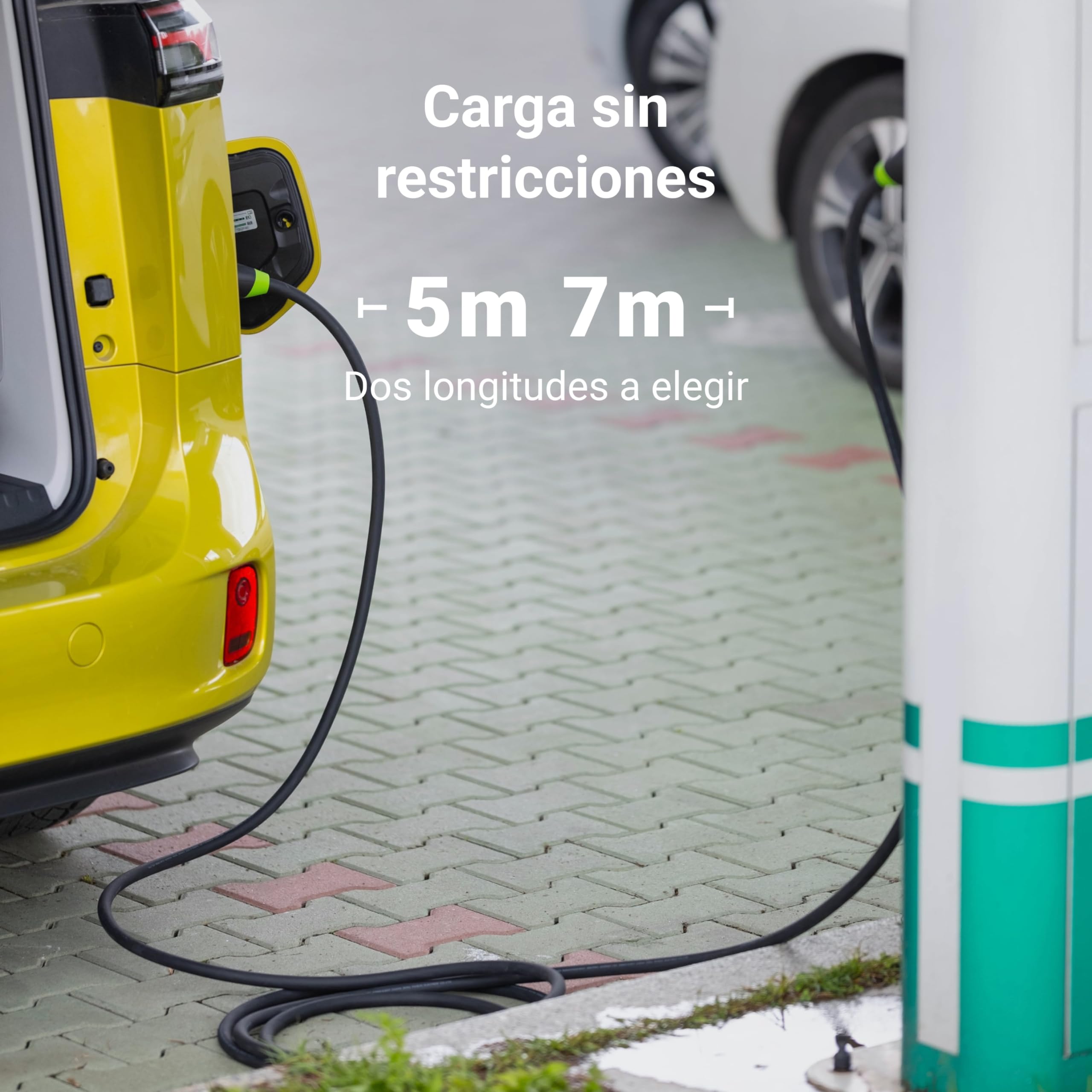 Green Cell GC-EVKABGC04 cable de carga para coche eléctrico 7 m