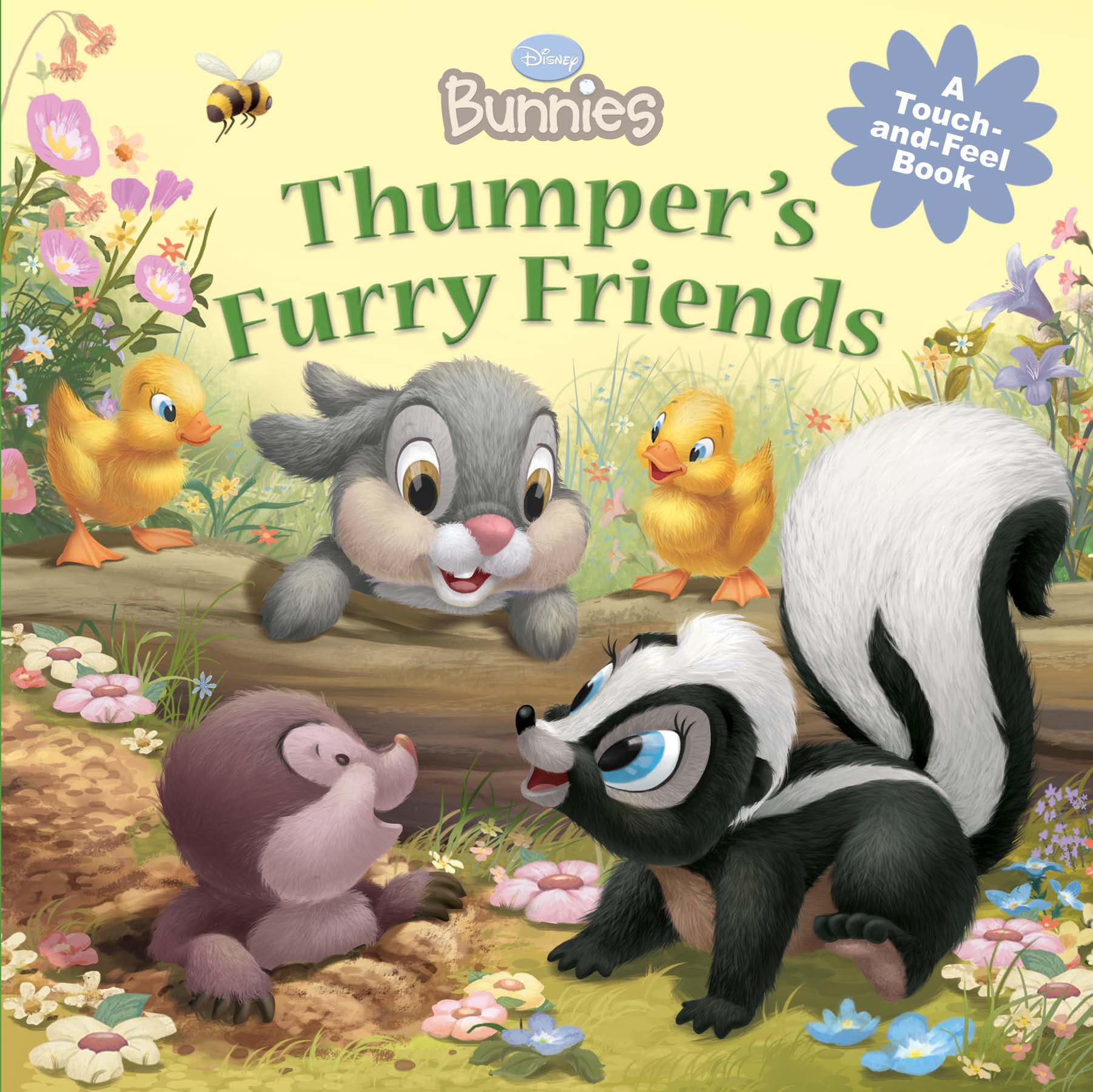 Disney Bunnies: Thumper's Furry Friends (A Touch-and-feel Book) Hardcover – Touch & Feel, January 5, 2010