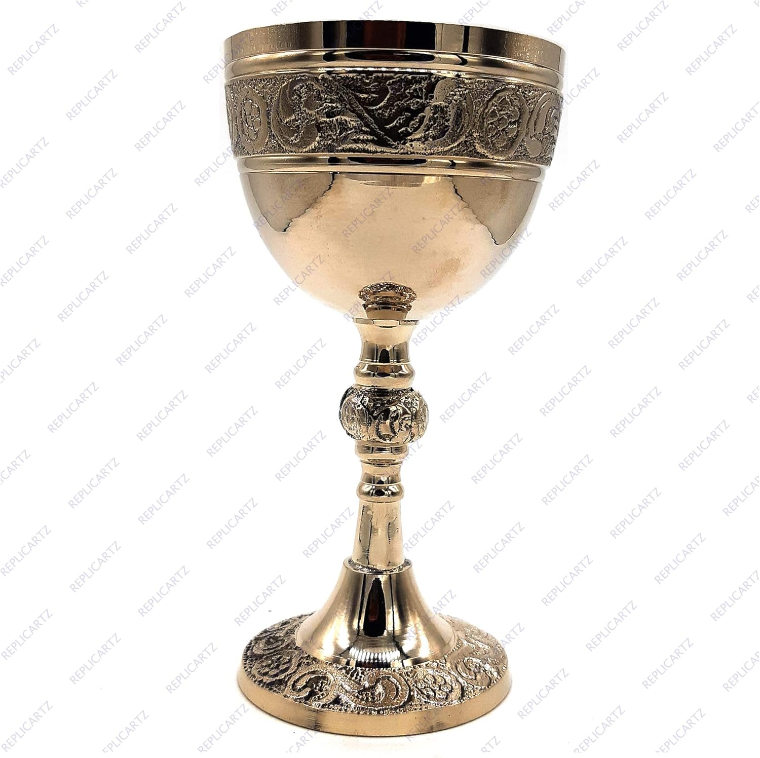 Brass Vintage Golden Chalice of King Arthur Medieval Decor