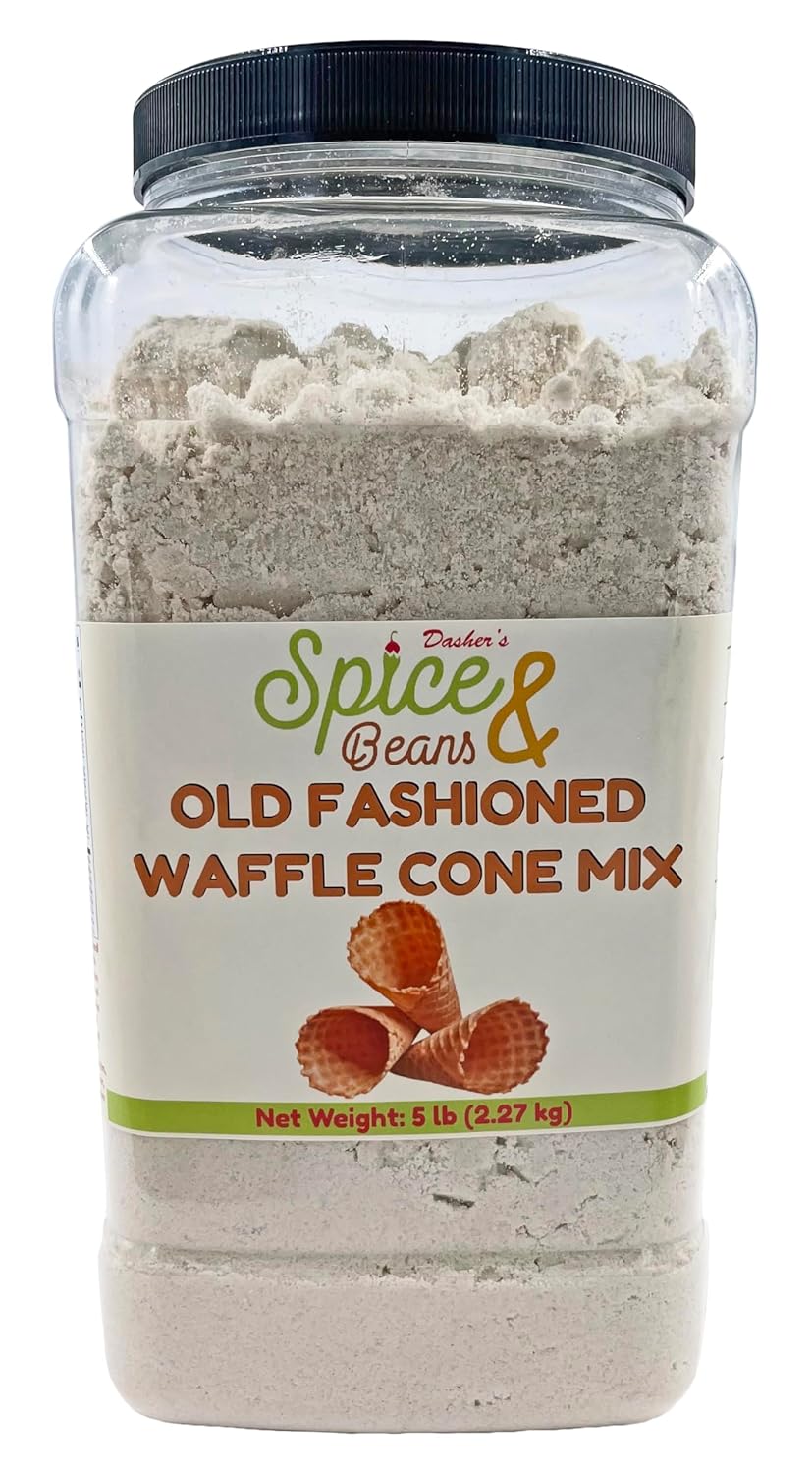 Chocolate Waffle Cone Mix By Dasher's Spice & Beans | Made in America | 5 lb