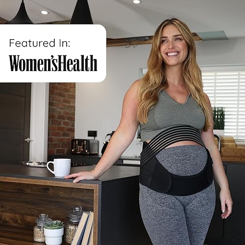 Miniatura 6 de BABYGO Banda de apoyo para el vientre para mujeres embarazadas espalda pélvico cadera ciática SPD maternidad embarazo cinturón posparto con libro