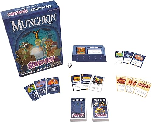 Miniatura 5 de Juego de cartas Munchkin Scooby-Doo  Basado en la serie Steve Jackson Munchkin  Con personajes de Scooby-Doo y Mystery Inc.  Juego de cartas con