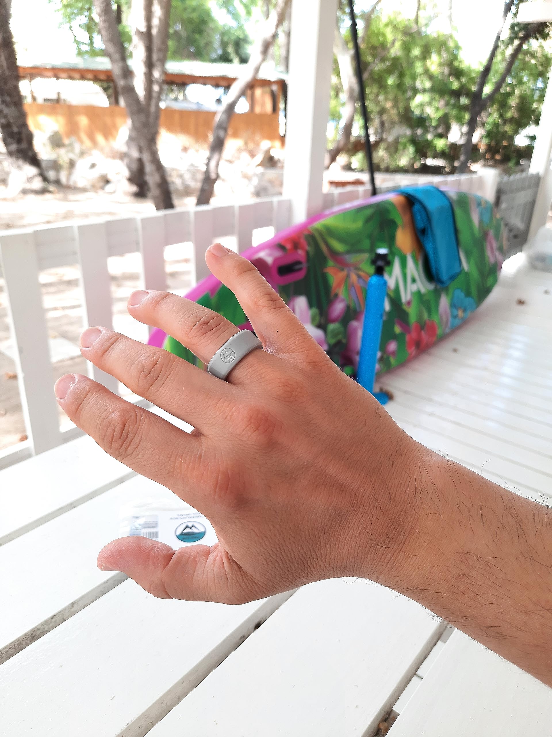 Maui Rings Popular Silicone Wedding Bands Maui Silicone Rings Top - Main Image