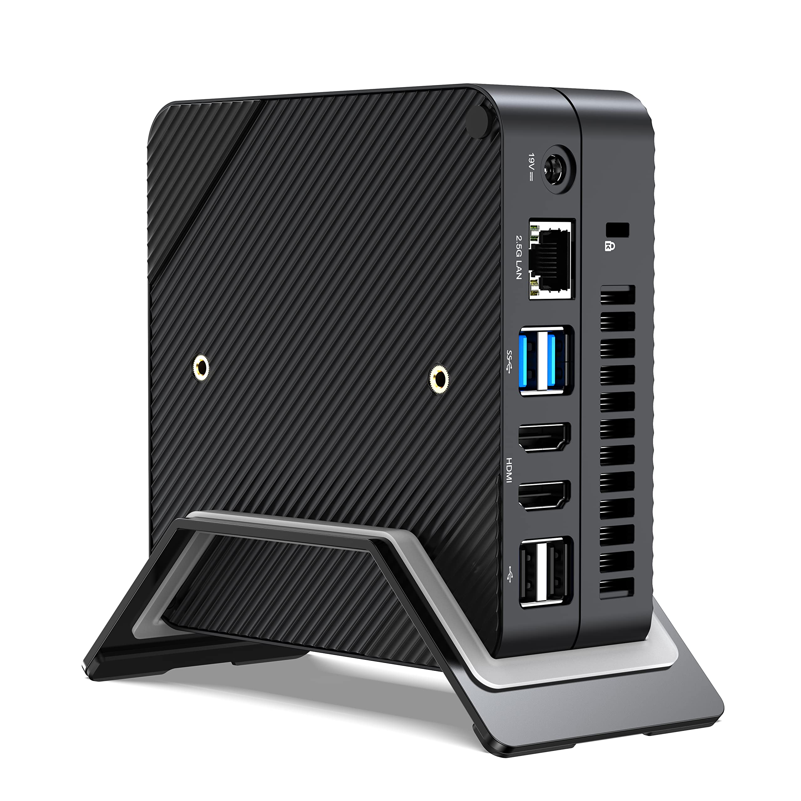 MINISFORUM Venus Series UM773 Lite Mini PC, AMD Ryzen 7 7735HS 8C/16T hasta 4,75 GHz, AMD Radeon 680M (frecuencia gráfica 2200 MHz), Barebone sin DDR5/SSD/OS, HDMI×2/USB4, RJ45 2.5G LAN, USB3.2×2 - 2