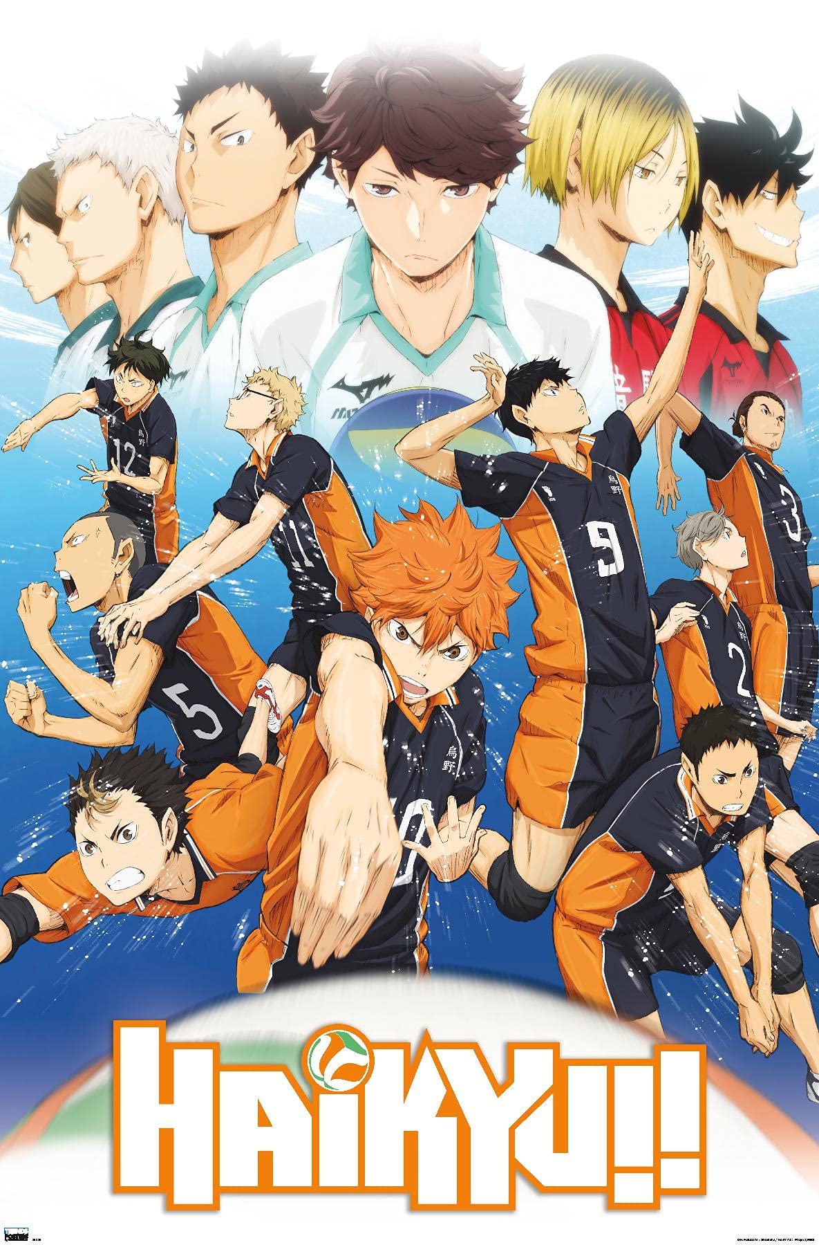 Trends International Haikyu!! - Key Art 2 Wall Poster, 34L x 22.4W, Unframed Version