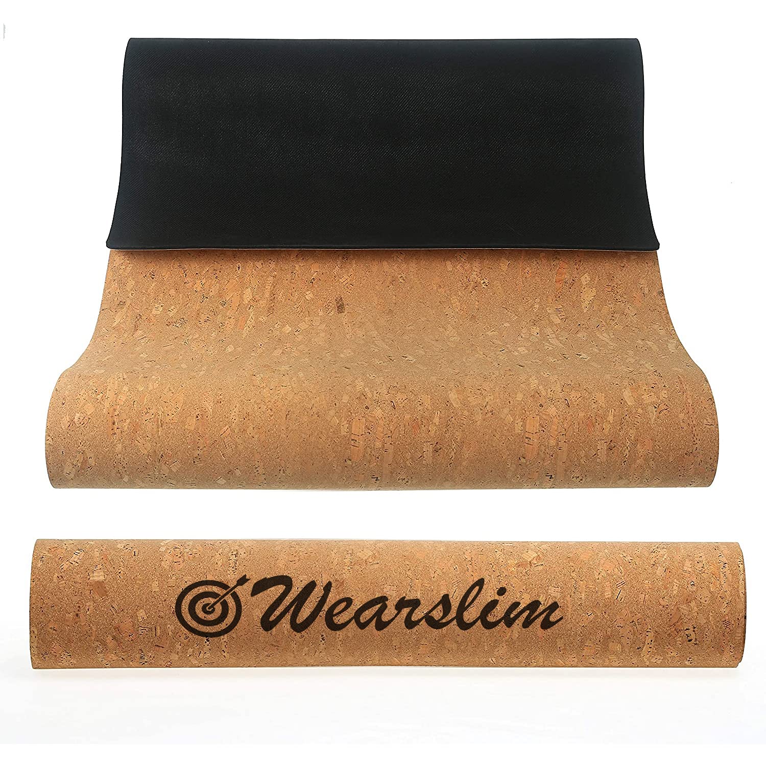 Wearslim® Eco-Friendly 5 MM Yoga Mat - Natural Cork, Excellent Grip, Thick - Hypoallergenic & Non Toxic - Exercise Mat with Carrying Strap - Pilates Mat, Workout Mat - Yoga Mats For Women & Men-picture-32