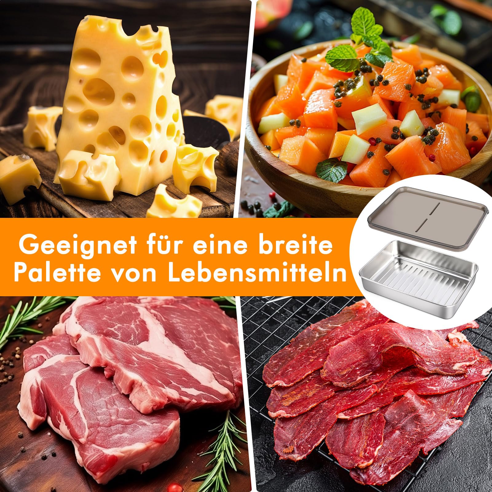 CONTENITORE PER ALIMENTI organizer pasta per dispensa scatola di