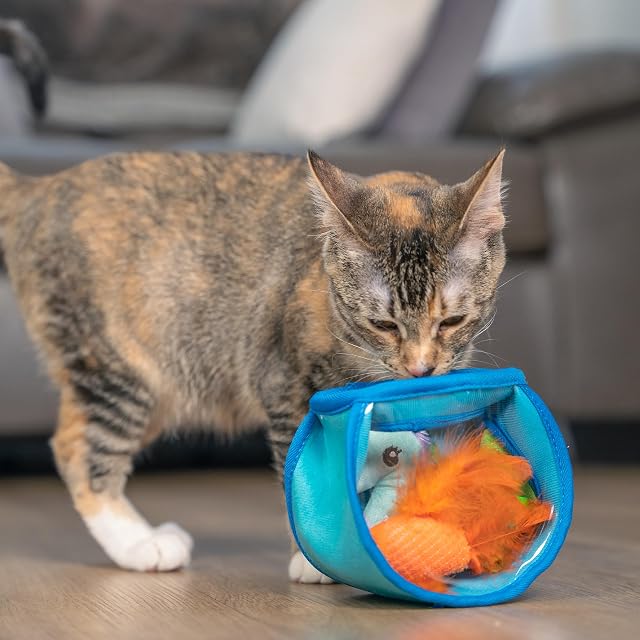 Foto 8 de 8 de Catstages Hide & Seek Fish Bowl Juguete Interactivo para Gatos