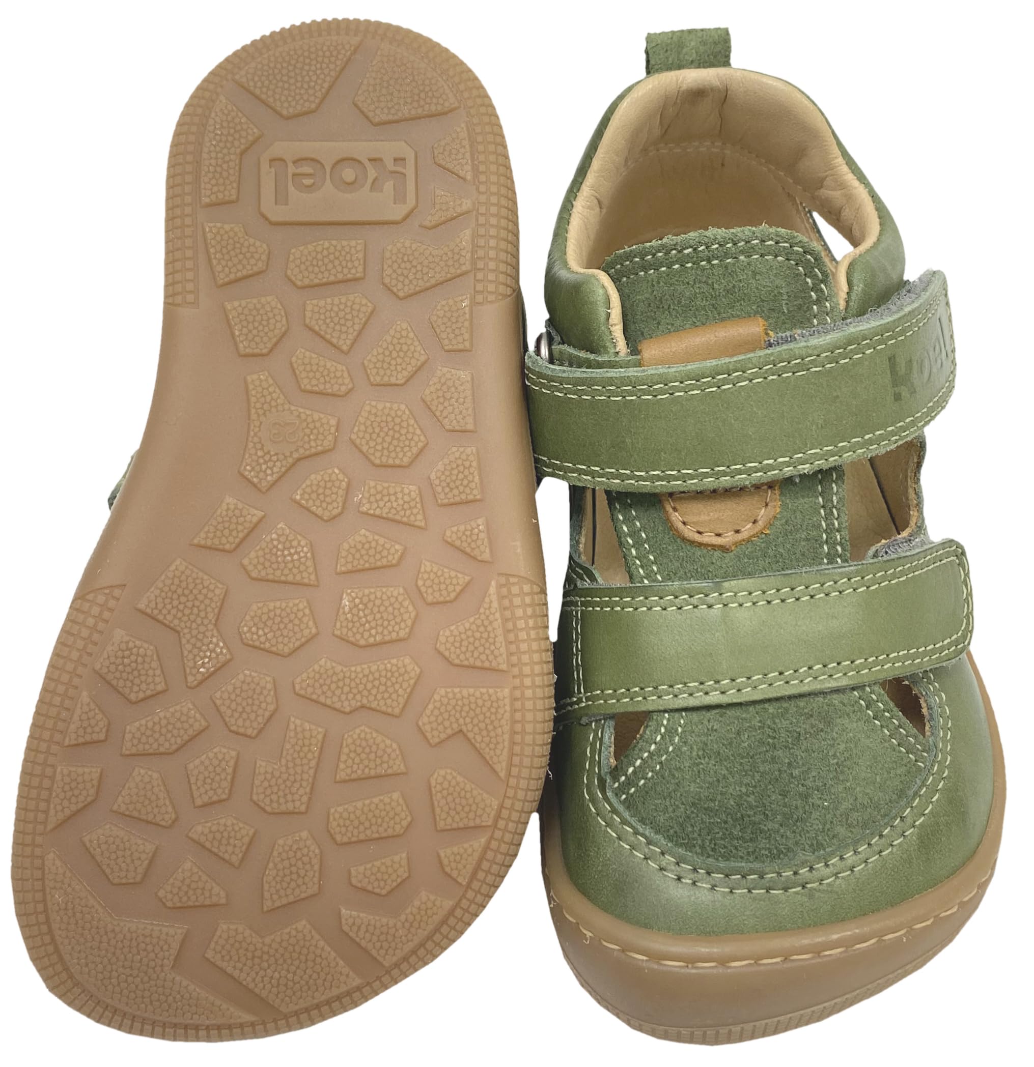 KOEL Kato 07W004.101 - Sandalias de piel para pies descalzos (extra anchos)