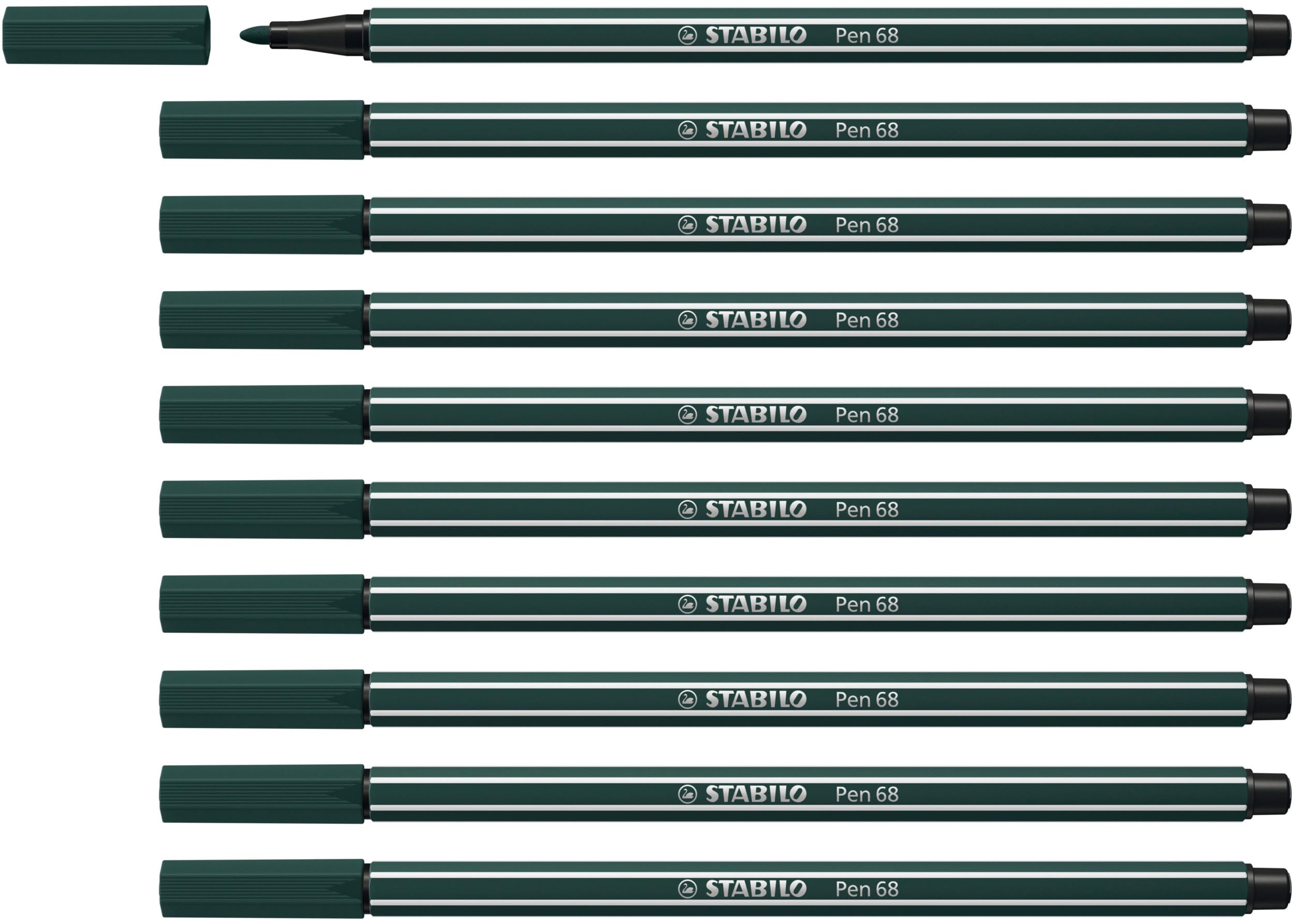 STABILO - Rotulador premium - Pen 68 - Pack de 10 - rosa neón — view 35