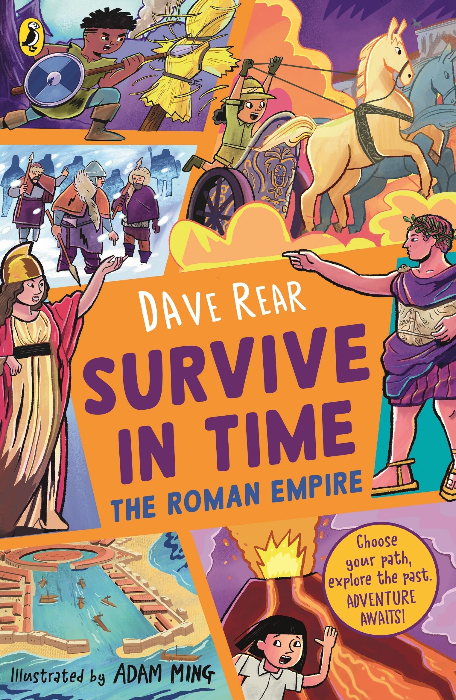 Survive in Time: The Roman Empire by Dave Rear (Paperback Book)