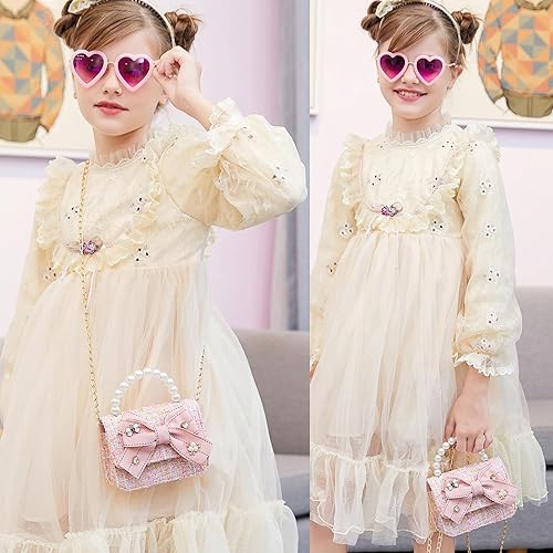 Miniatura 2 de Regalos para niñas pequeñas, mini monederos para niños, bolso de bebé, monedero para niños pequeños, gafas de sol, caja de regalo, bolsa cruzada de