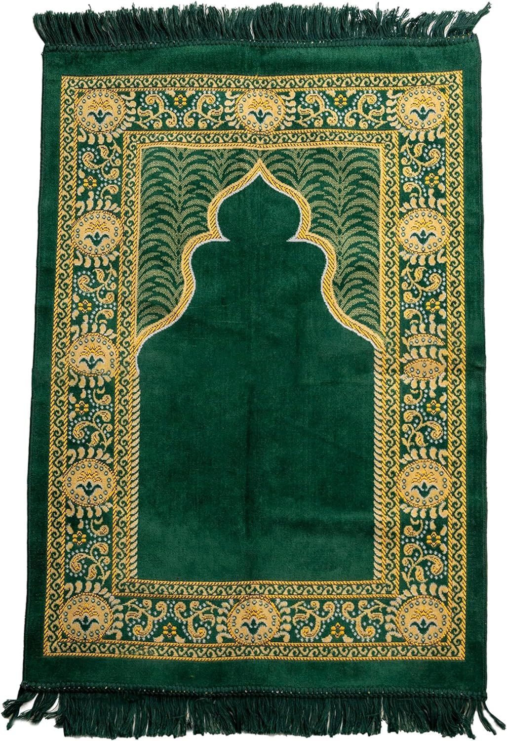 Albert Sign Turkish Prayer Mat Muslim Prayer Rug, Sajadah Muslim Prayer Mat Prayer Mats Muslim for Praying Men, Women, and Kids - 110x70cm approx pack of 1 (multicolor)