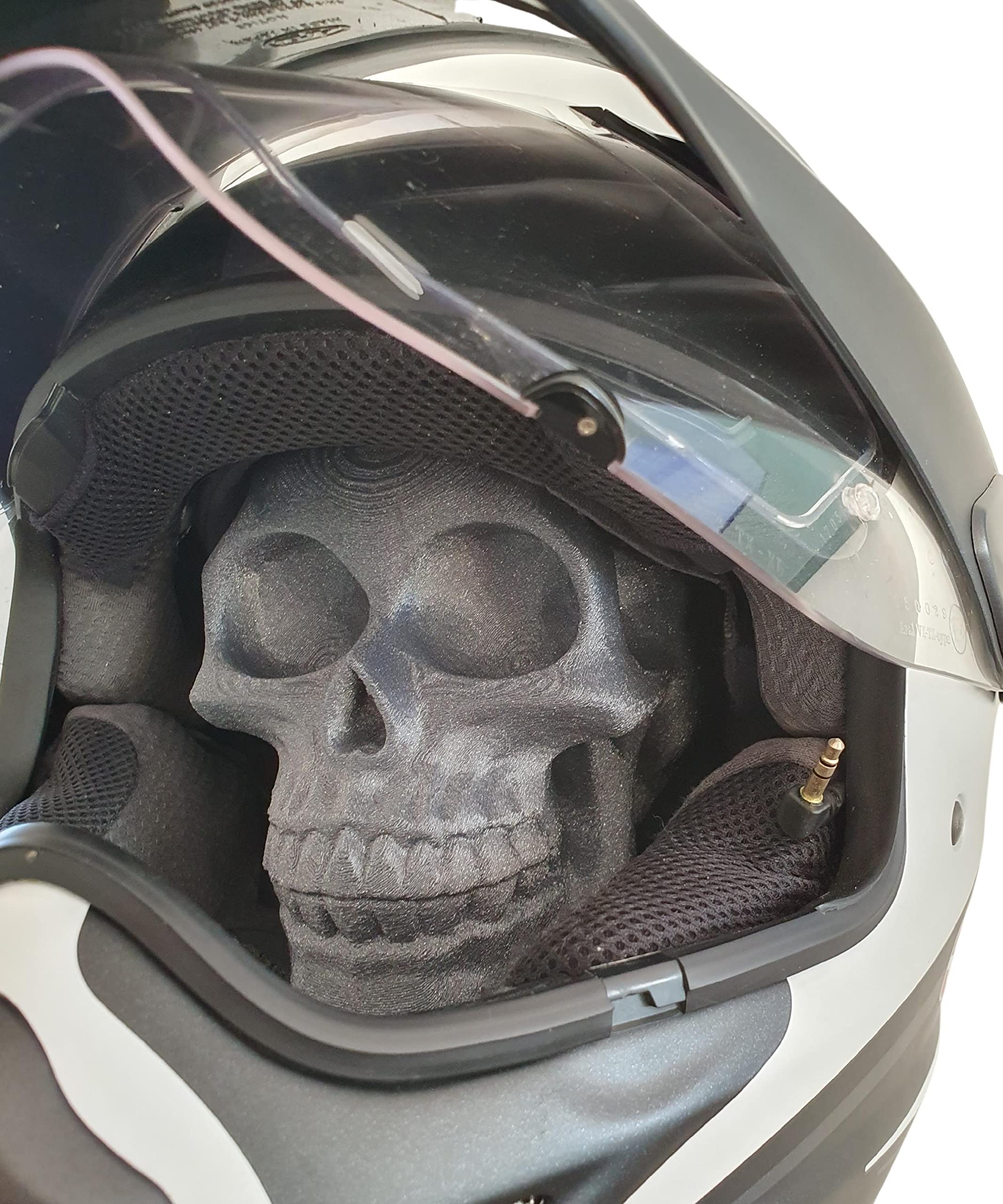 Soporte Casco Moto Calavera - Colgador Casco Moto Pared