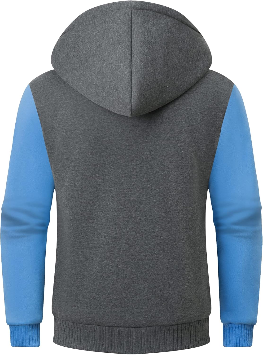 Little Beauty Hoodies for Men Zipper Jacket Fleece Sherpa Lined Winter Wool Heavyweight Sweashirts