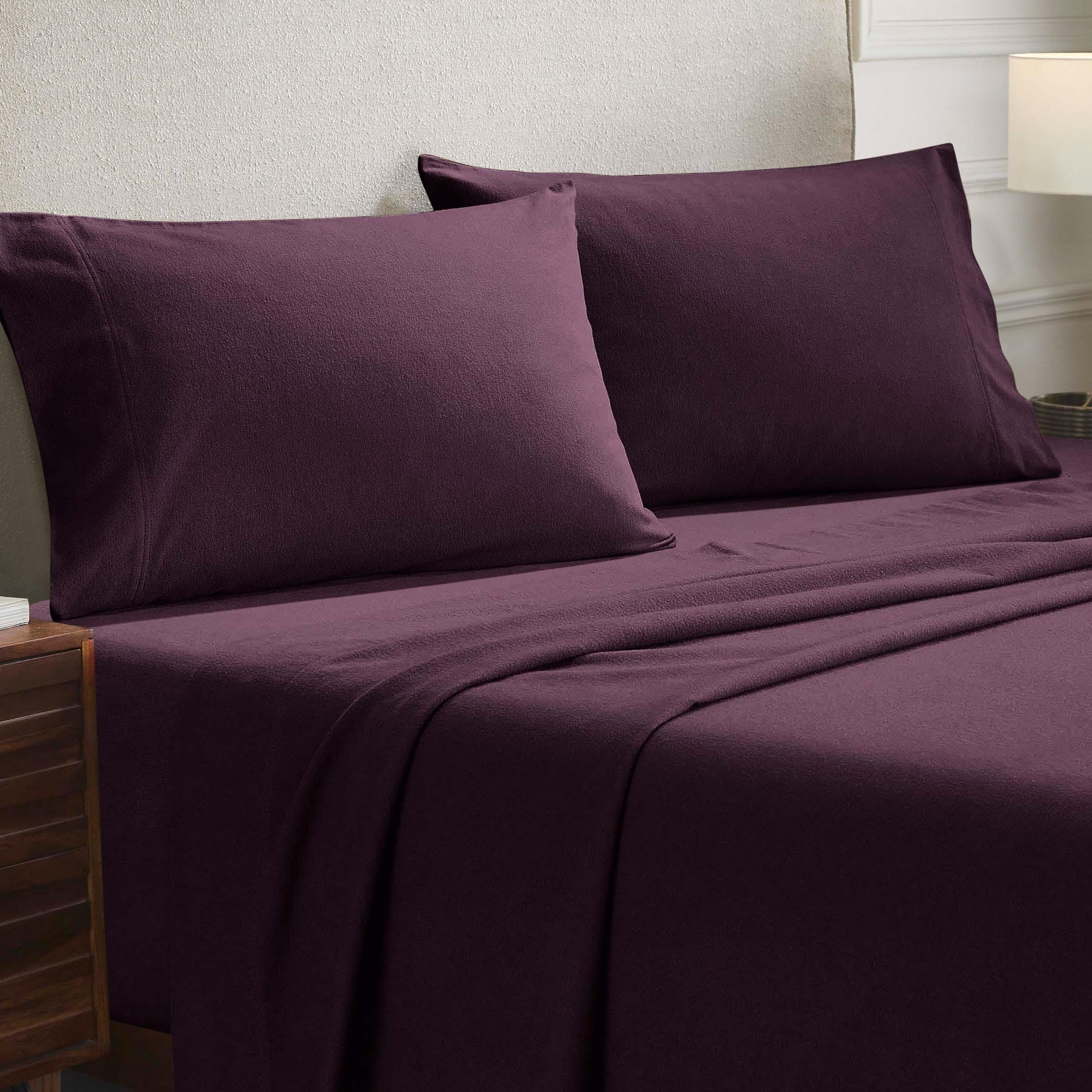 Home City, Bed Linen Set, Purple - King Pillow