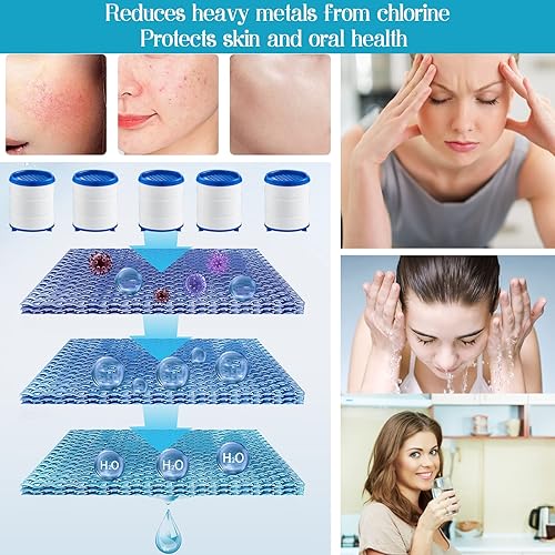 Miniatura 4 de Unidad de purificación de agua - Reducción de cloro, hecha de ABS y acero inoxidable, fácil de limpiar, 99.9% de plomo, calcio, óxido, hierro,