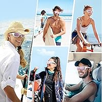 Vista 53 de Duduma Gafas de sol deportivas polarizadas para hombres y mujeres, para correr, ciclismo, pesca, golf, conducción, gafas de sol Tr90