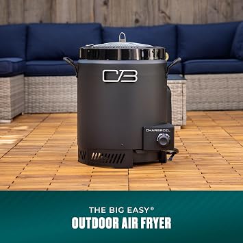 Charbroil The Big Easy Oil-Less Turkey Fryer | Outdoor Air Fryer | Propane Cooker, Black - 24102165