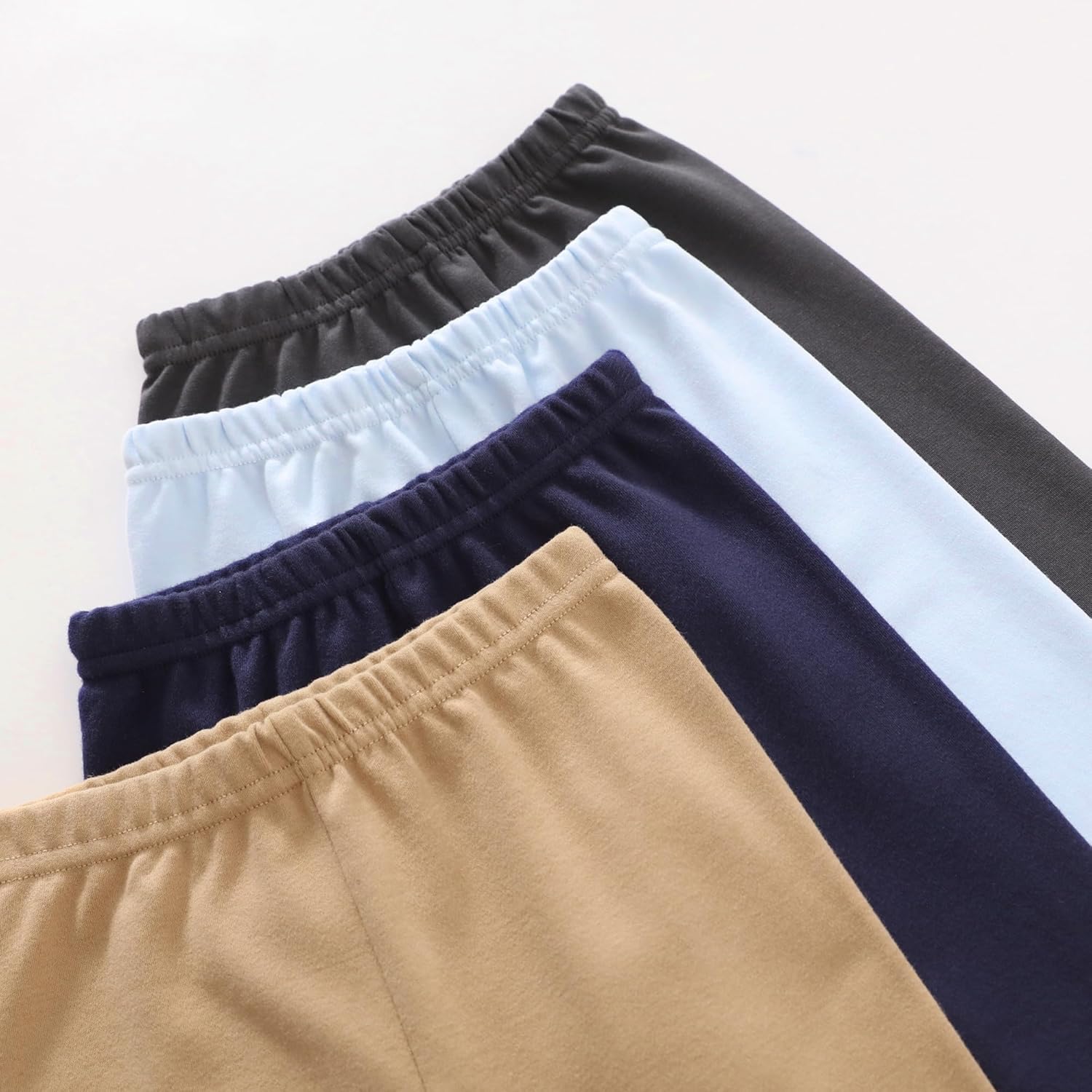 Toddler Boys Cotton Pants, 4-Pack Sweatpants Joggers for 2-6 Years - Image 3