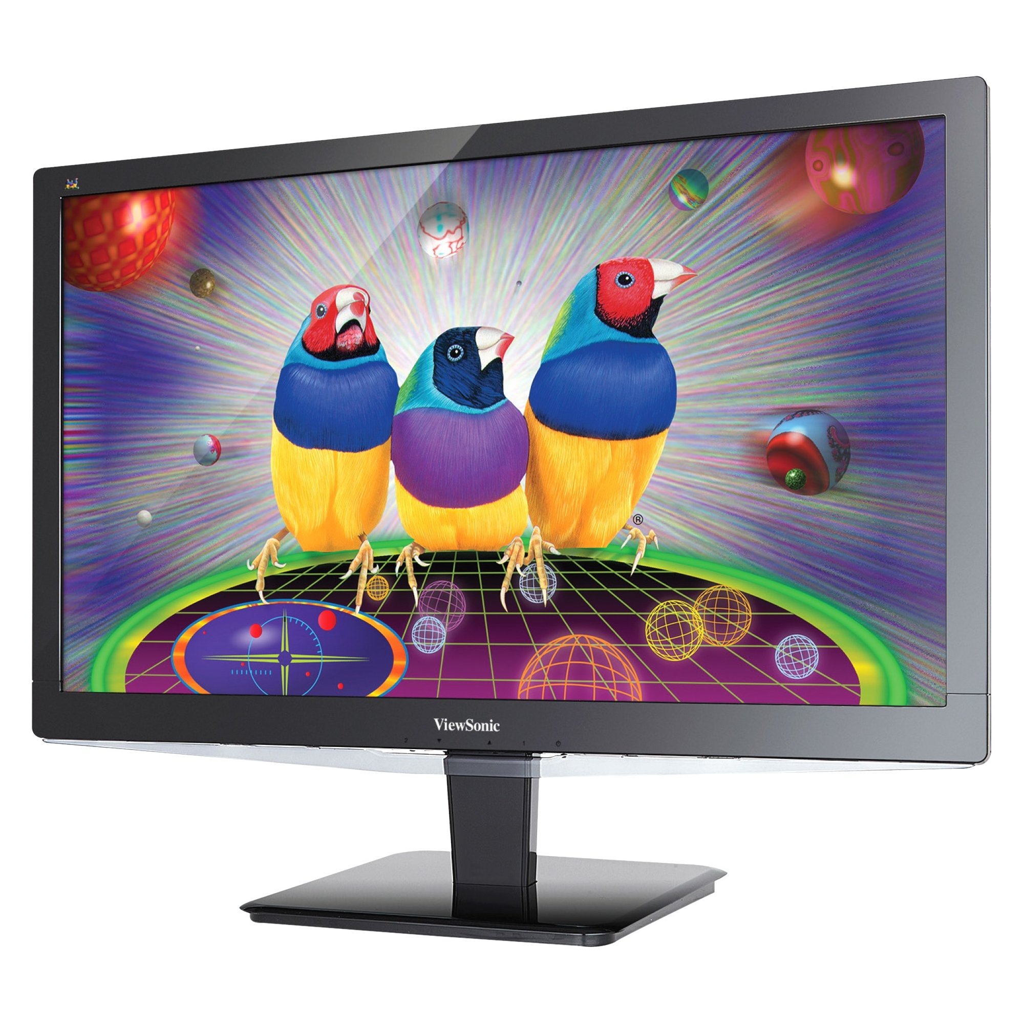 ViewSonic VX2475SMHL-4K Ecran PC 24" (SuperClear PLS, 3840 x 2160, 2ms, HDMI/MHL/DisplayPort) Noir