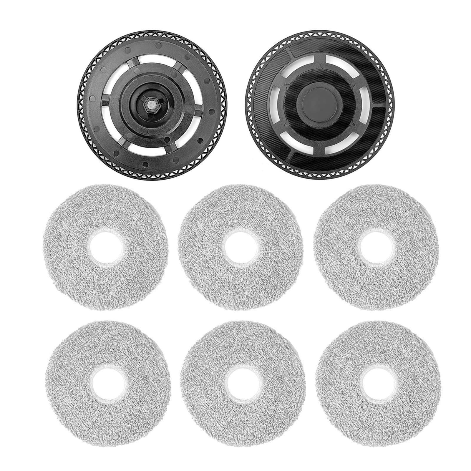 Supporto for mop di ricambio con 6 cuscinetti for mop, compatibile con Xiaomi, S40 Pro (OV71GL)/ H50 / H50 Pro, sostituzione accessori staffa piastra for mop