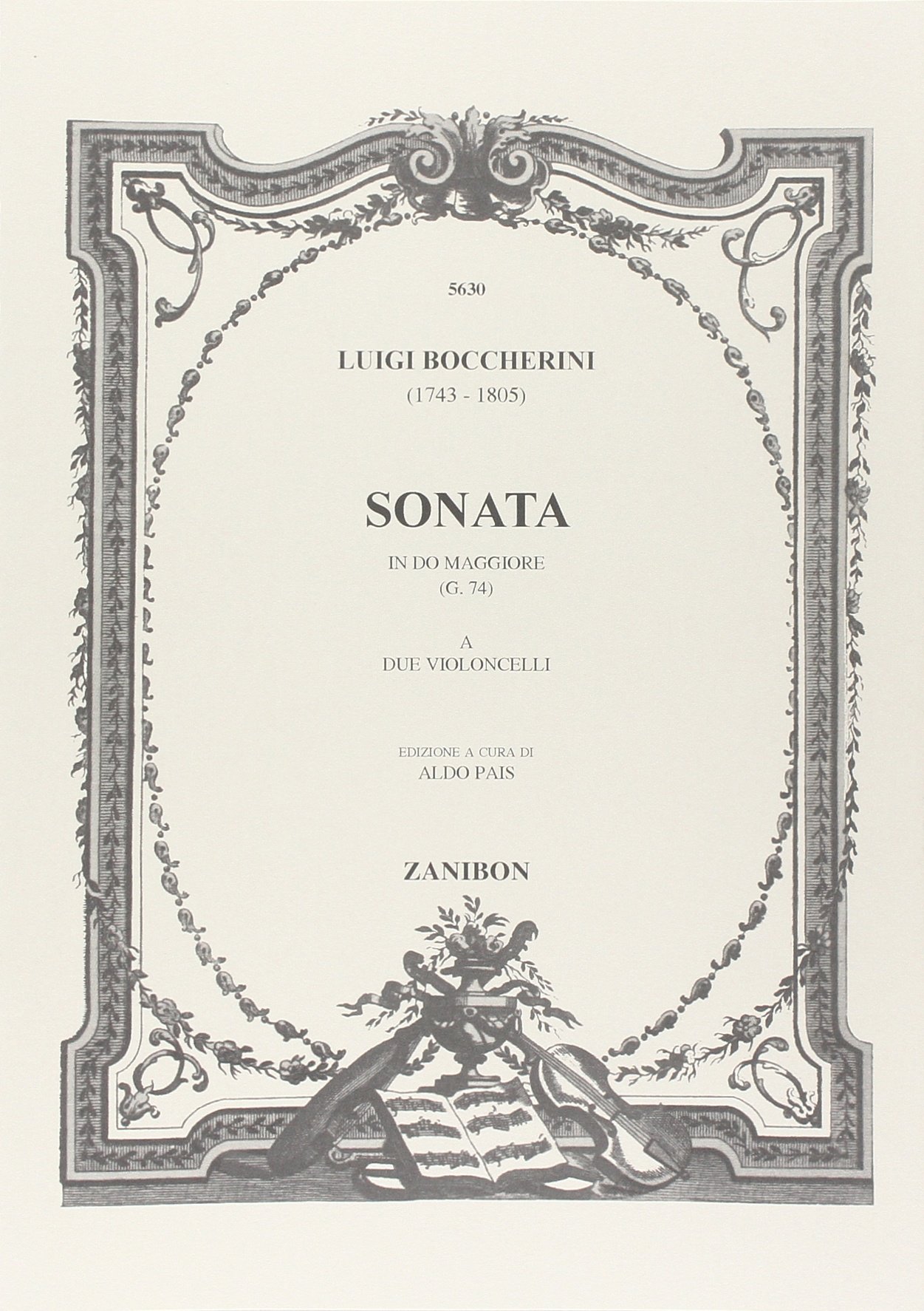 Sonata In Do Magg. A Due Violoncelli partition pour deux violoncelles