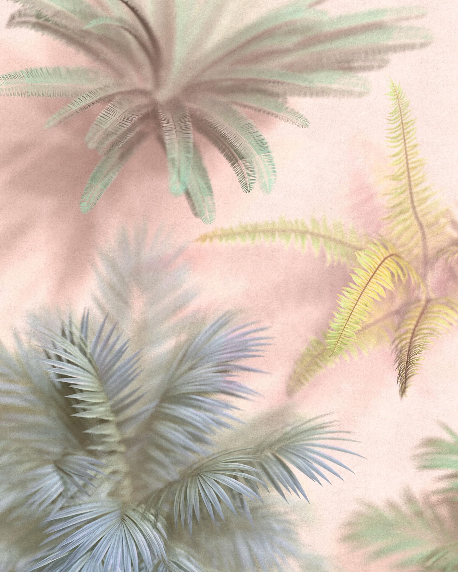 Komar Non-Woven Photo Wallpaper - Vague Botany - Size 200 x 250 cm - Wallpaper, Wall Decoration, Living Room, Bedroom, Office - Image 2