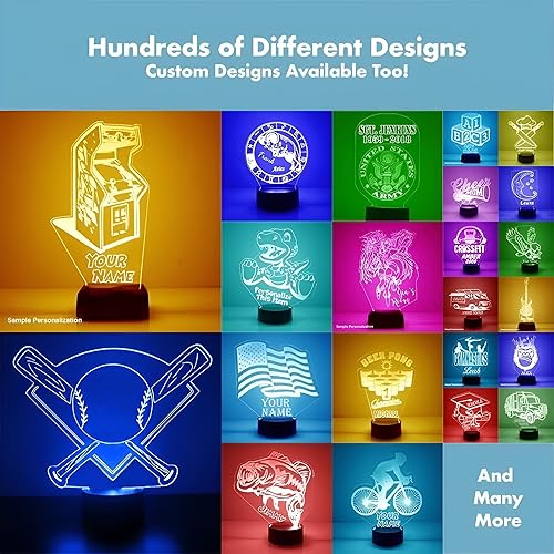 Miniatura 9 de Tennessee Volunteers College Basketball LED LámparaLuz de noche para los fanáticos de los deportes - Personalizar gratis