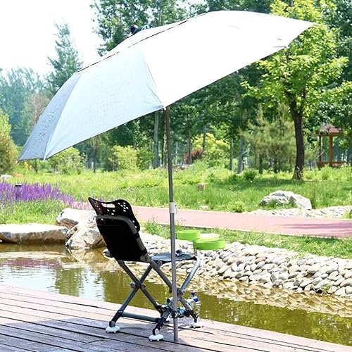 Miniatura 2 de Folding Fishing Chair with Adjustable Backrest and Backpack, Portable Heavy-Duty Outdoor Chair for Uneven Ground