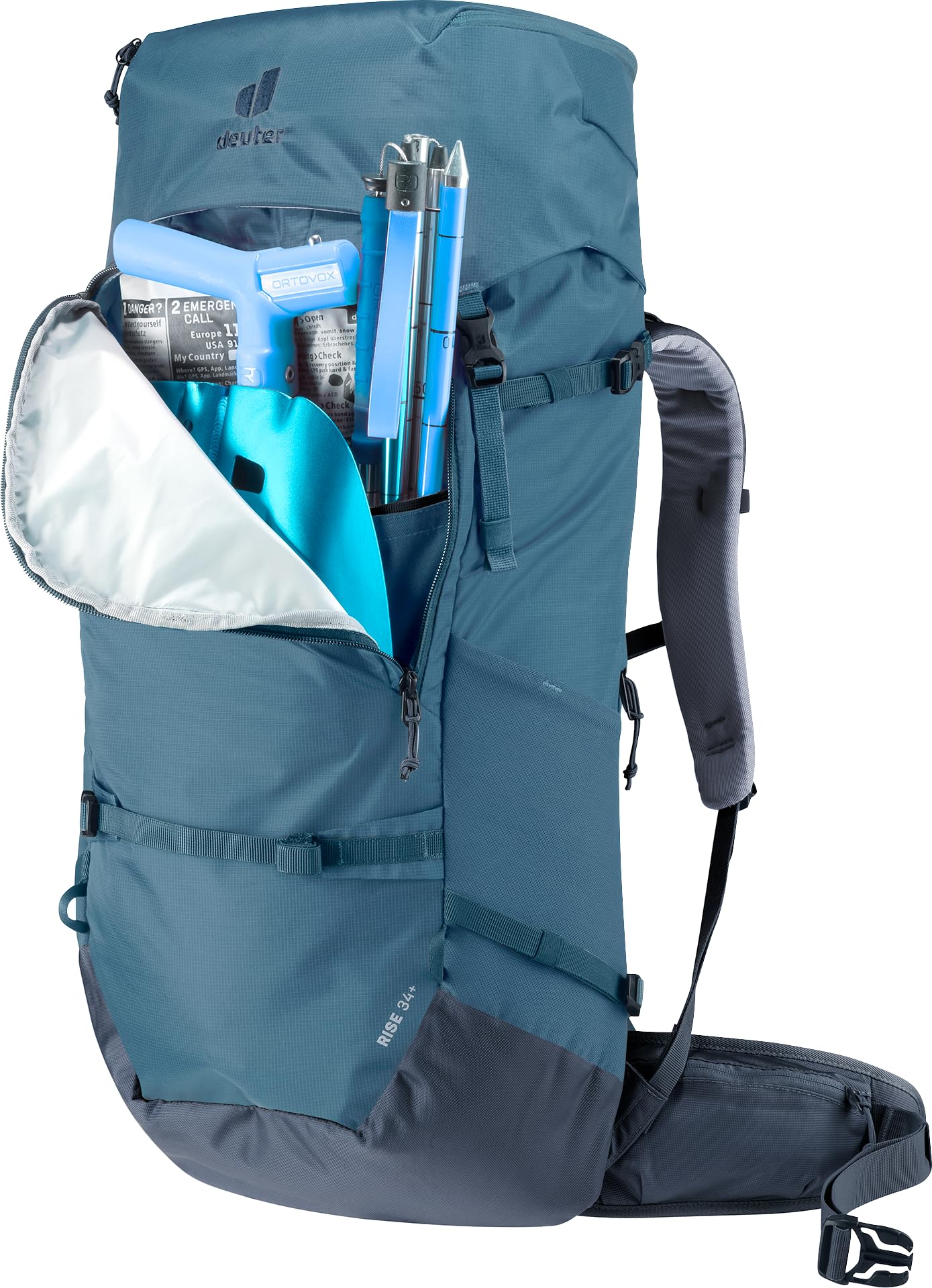 deuter Herren Rise 34+ Schneeschuh-Rucksack (1er Pack)