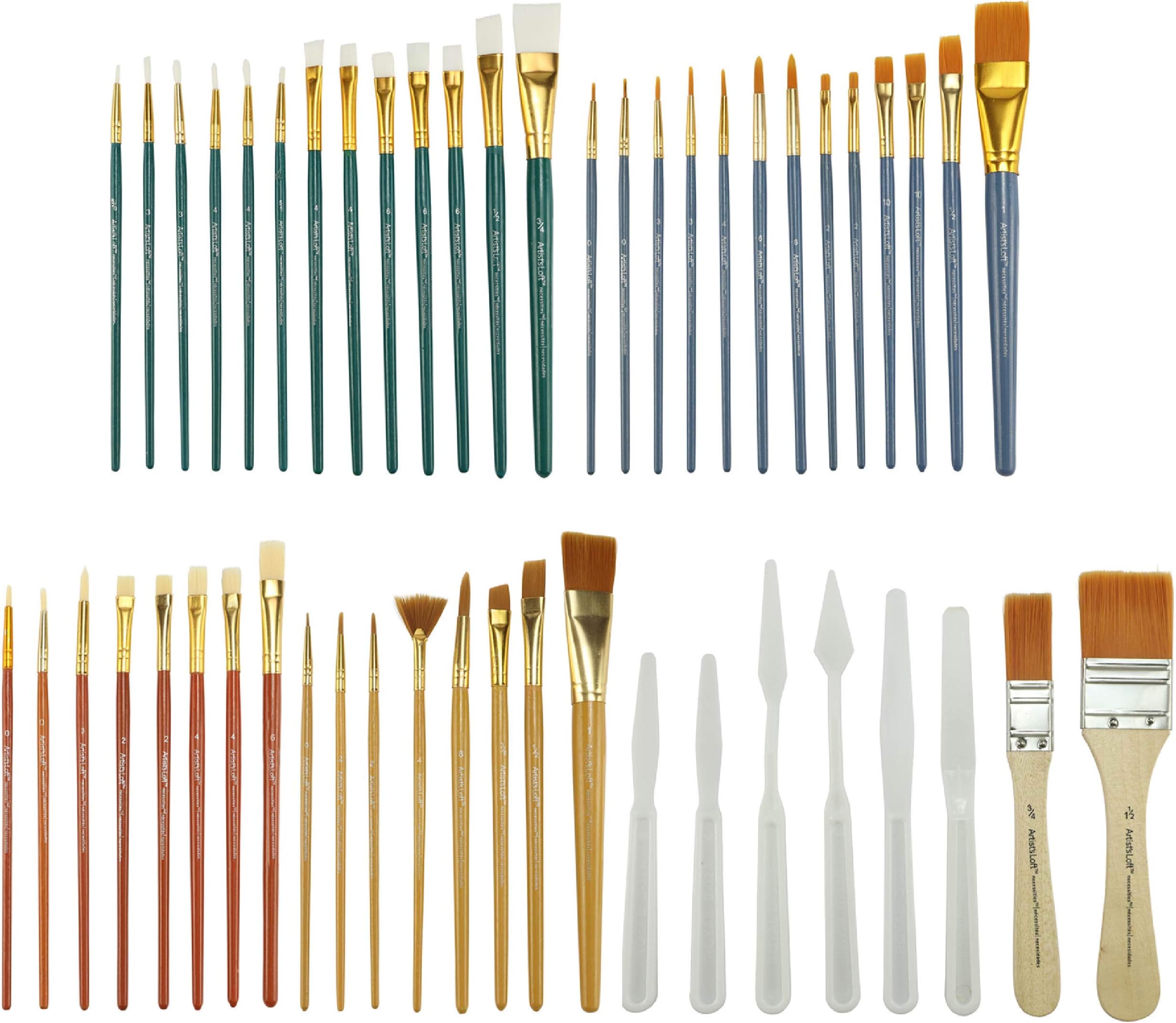 Michaels Super Value 50 Piece Brush Set by Artist's Loft