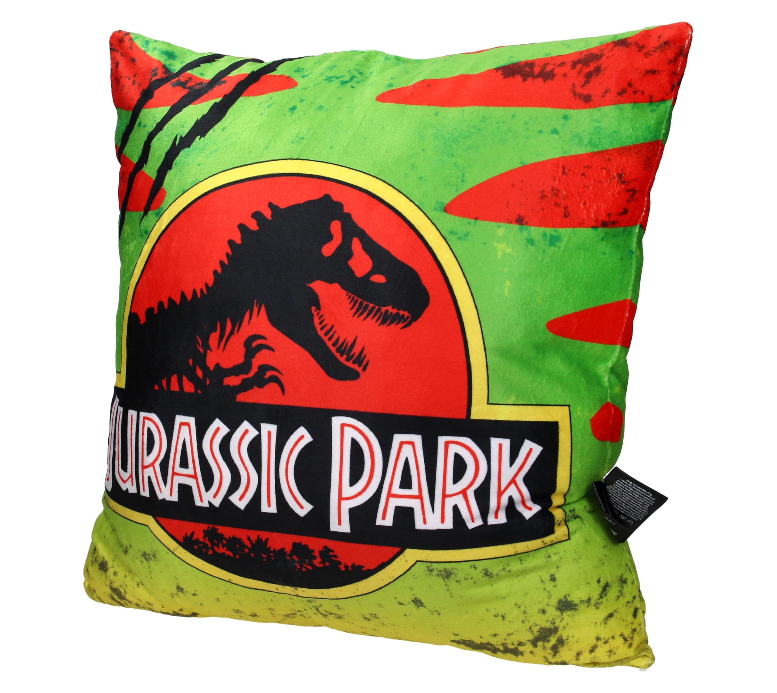 SD TOYS - Cuscino quadrato con logo auto Jurassic Park - Imballaggio sottovuoto - Misure 45 x 45 cm