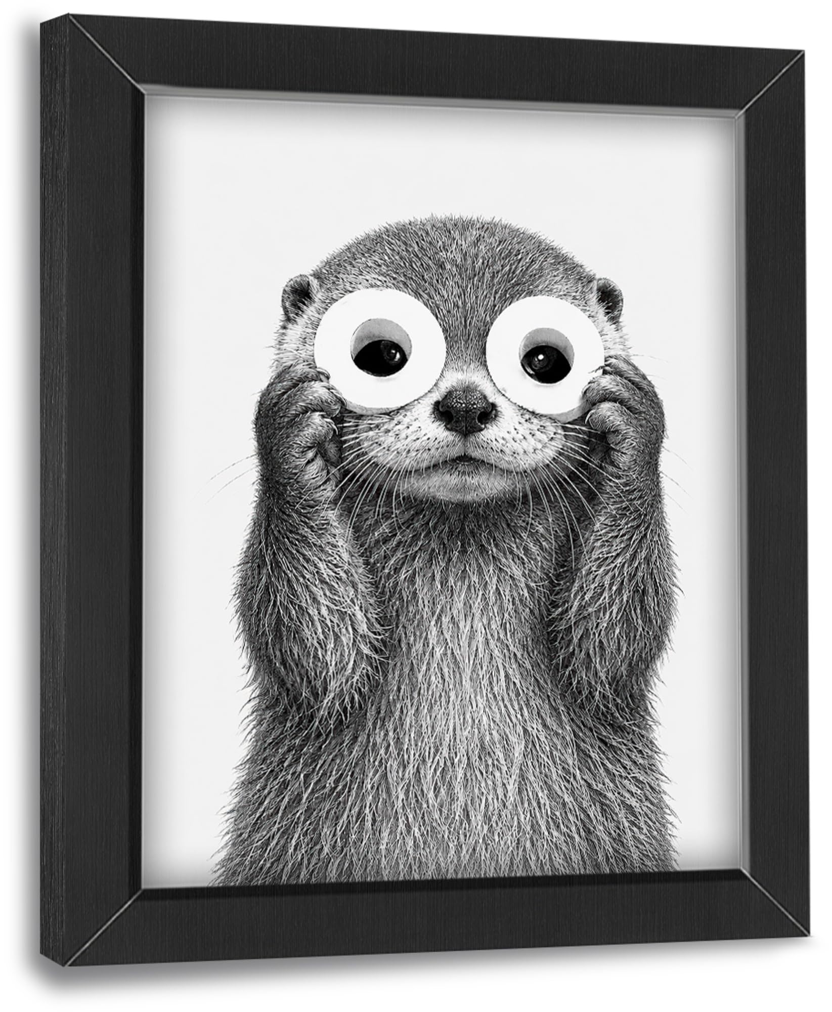 UIAMT Funny Otter Wall Art Pictures Decor Bathroom Animal Artwork 8"x10"