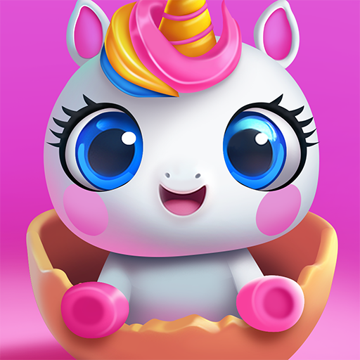 Glitter Unicorn - Pet Babysitting & Dress-Up & Virtual Pet Games
