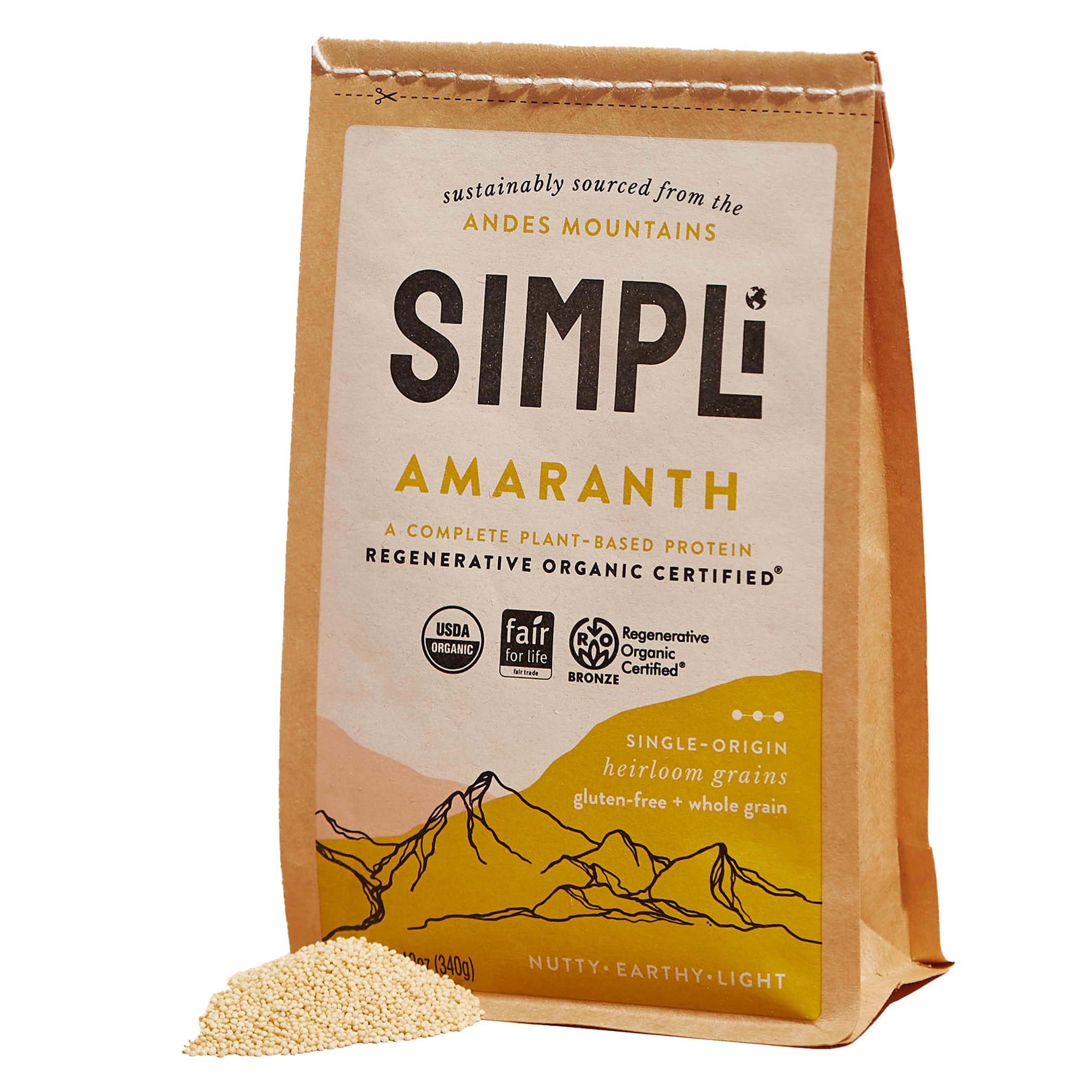 Sponsored Ad - SIMPLi Regenerative Organic Certified Amaranth, 12 OZ