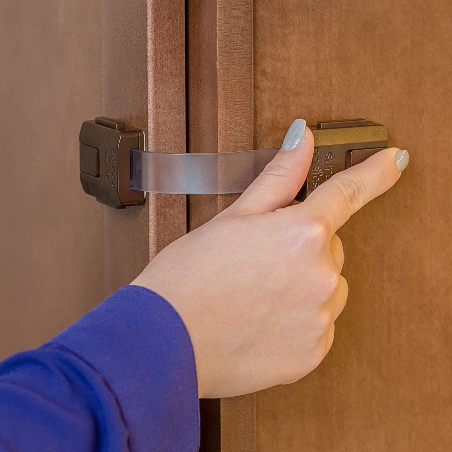 Sure Basics Child Proof Cabinet Locks Refrigerator Lock