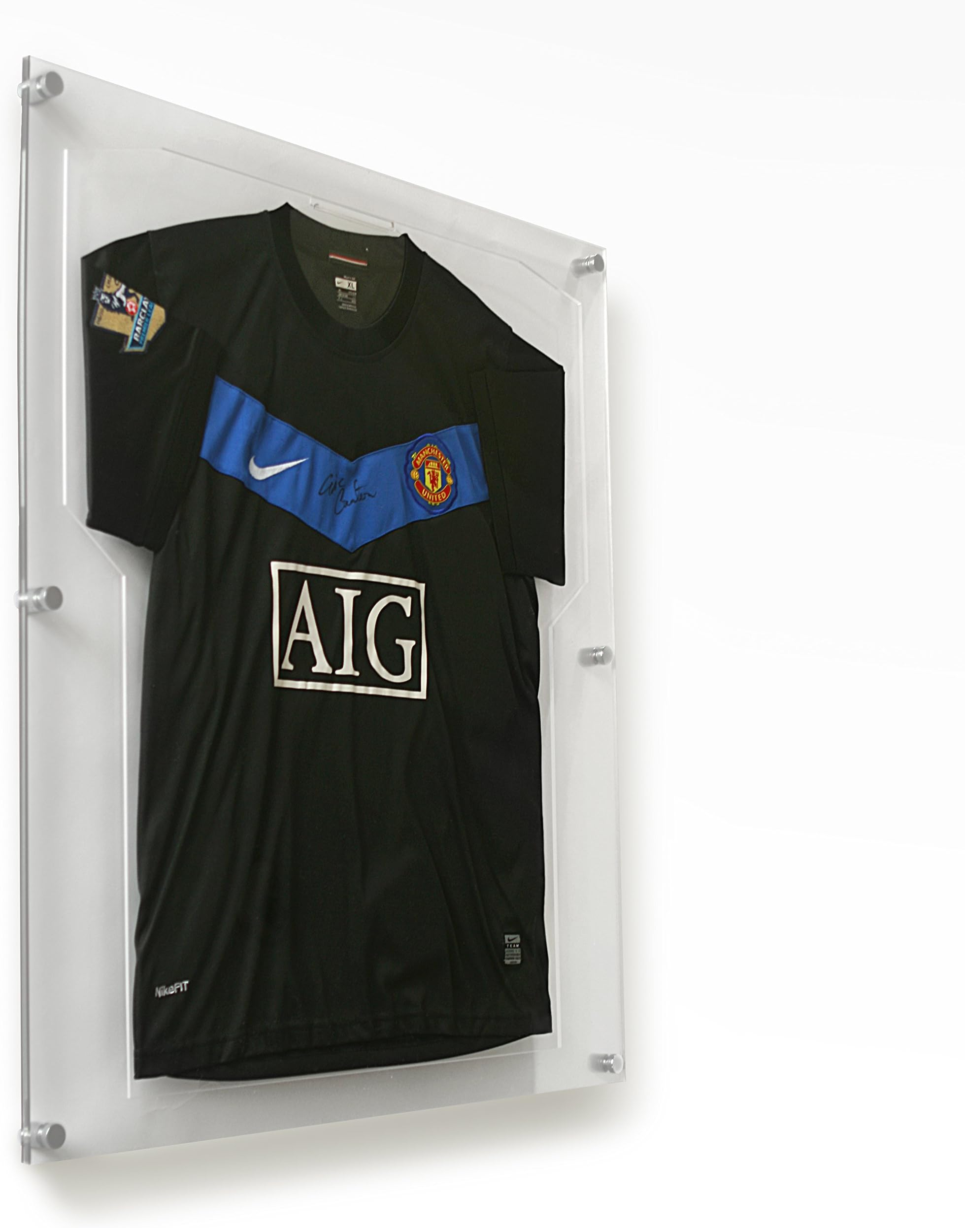 Get Acrylic Photo Frames Sports Shirt Display Frame 75x85cm - Modern Acrylic Styling - Choice of Transparent or 9 Colours (Clear/Transparent)