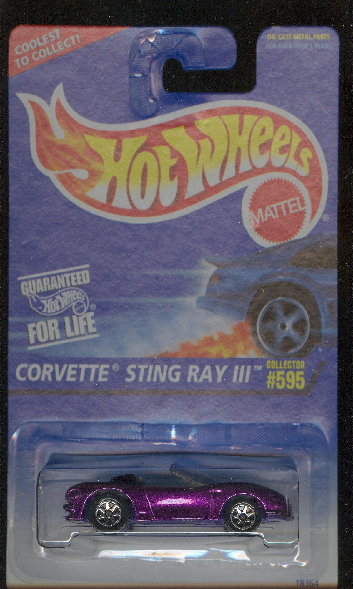 Amazon.com: Hot Wheels 1995-595 PURPLE Corvette Sting Ray