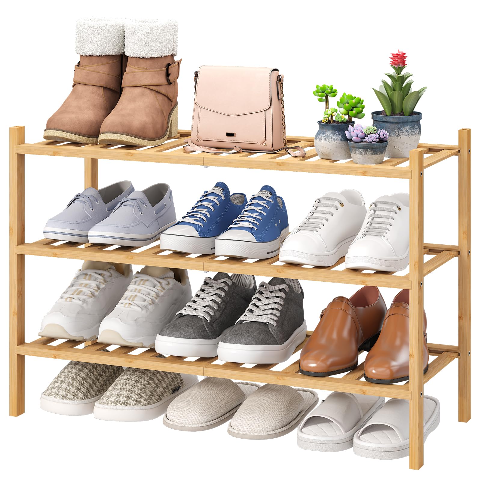 viewcare 3-Tier Bamboo Rack