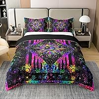 Vista 10 de Erosebridal Funda de edredón de tortuga marina 100% algodón, tamaño individual, juego de ropa de cama de tiburón, animales del océano, funda