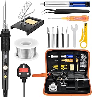 Soldering Iron Kit Welding Tools - 60W 240V with ON/Off Switch & Working Indicator Light