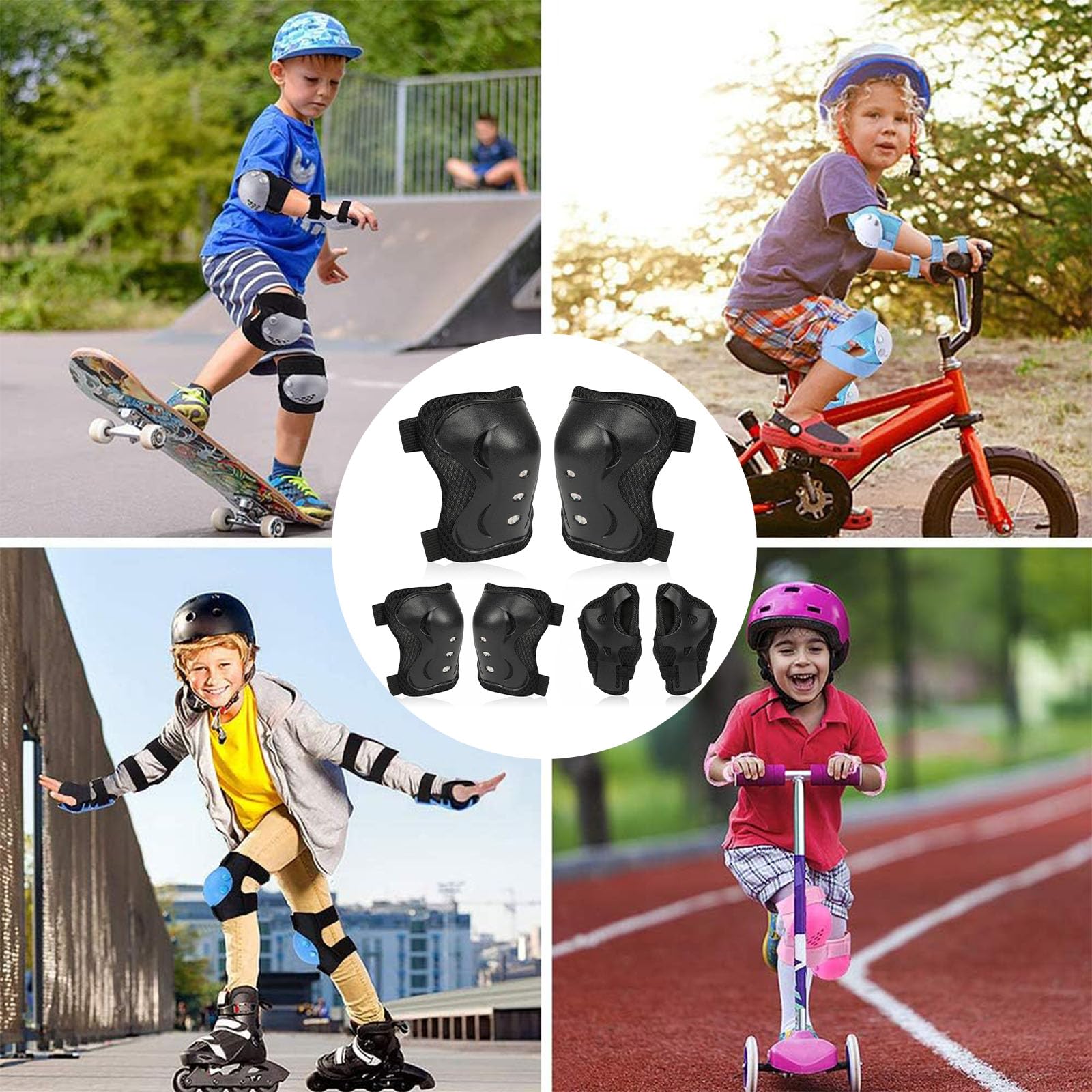 RiToEasysports Proteggi Bordi Per Skateboard - 2 Pezzi Con Nervature In POM E Viti (Verde) - 2