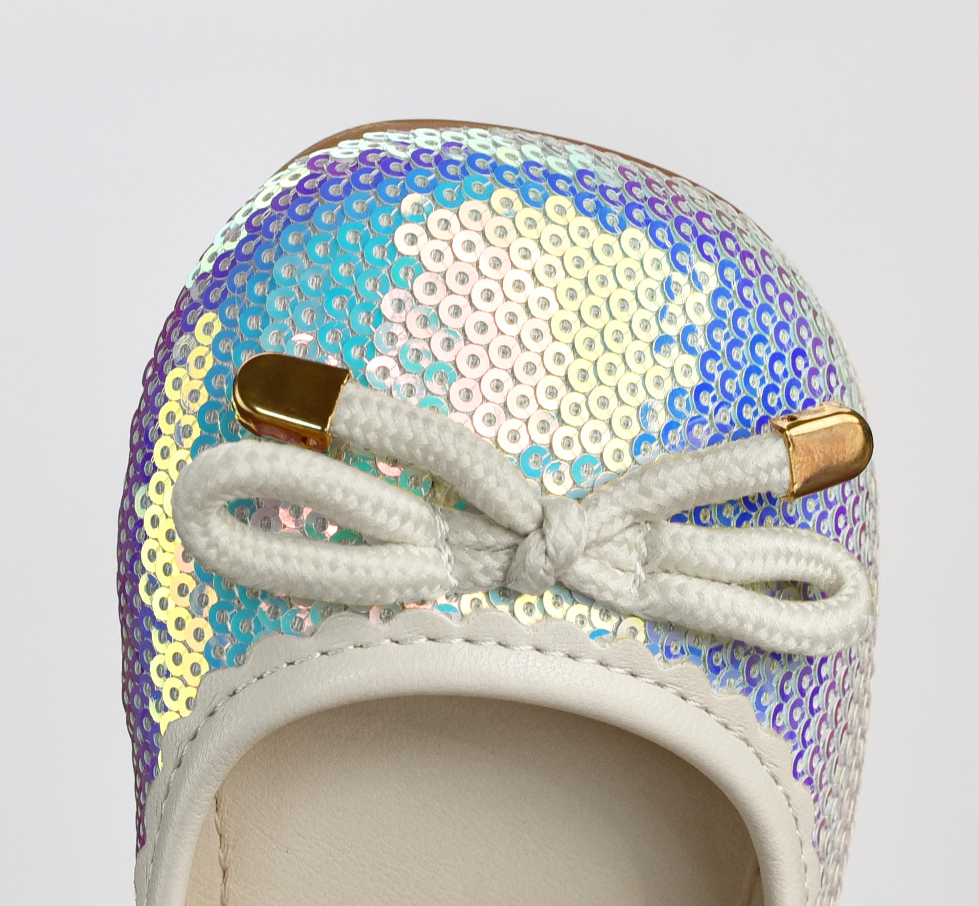 Scarpe Principessa Glitterate per Ragazza Bambina Bimba, Scarpe Cosplay con Paillettes Eleganti per Festa Cerimonia