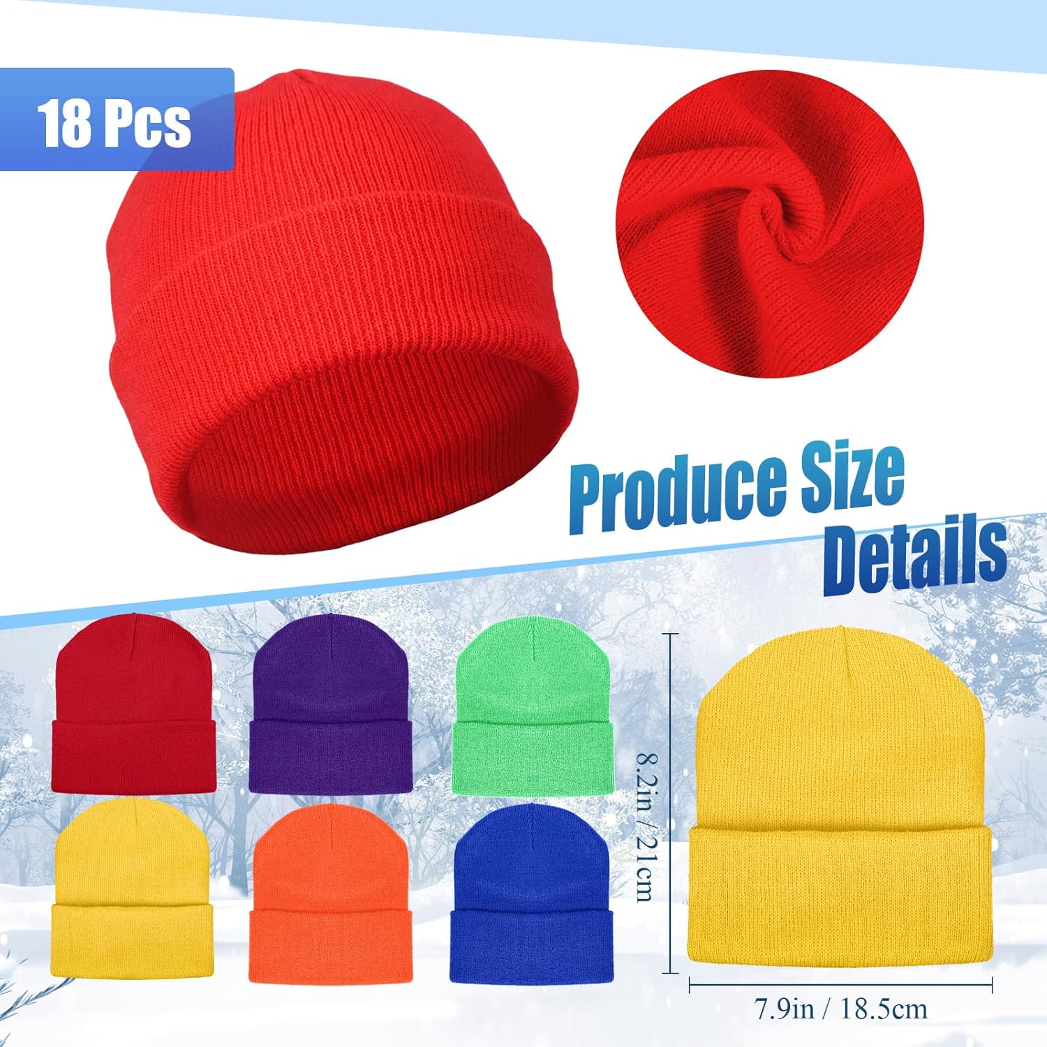 Hillban Winter Beanie Hat Gloves Set with Warm Socks Bulk, Homeless Knitted Beanie Cap Thick Thermal Winter Gloves Socks Pack - Image 4