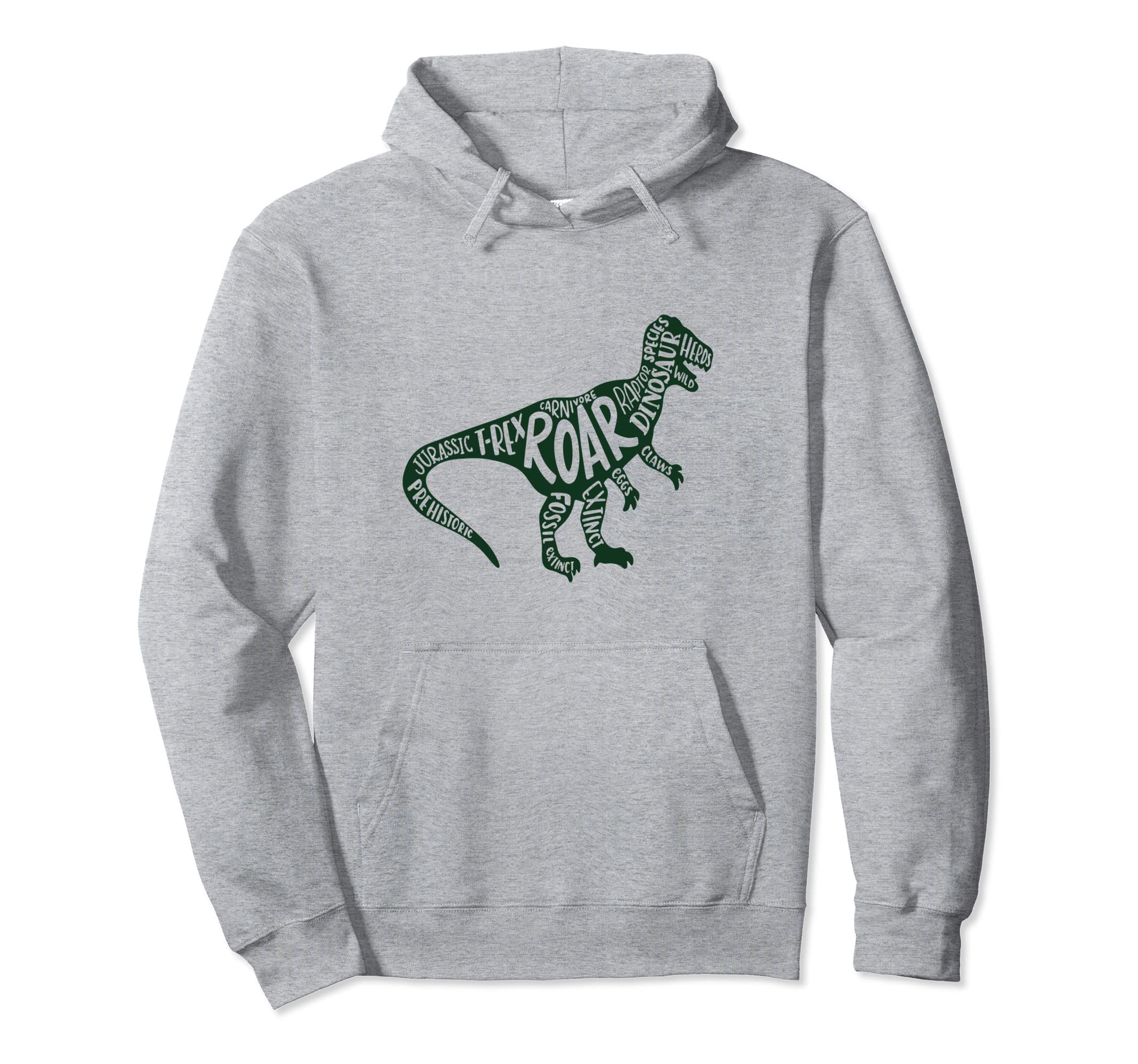 FUN TREX TEE. DINASAUR EXTINCT CARNIVORE PREHISTORIC T REX Pullover Hoodie