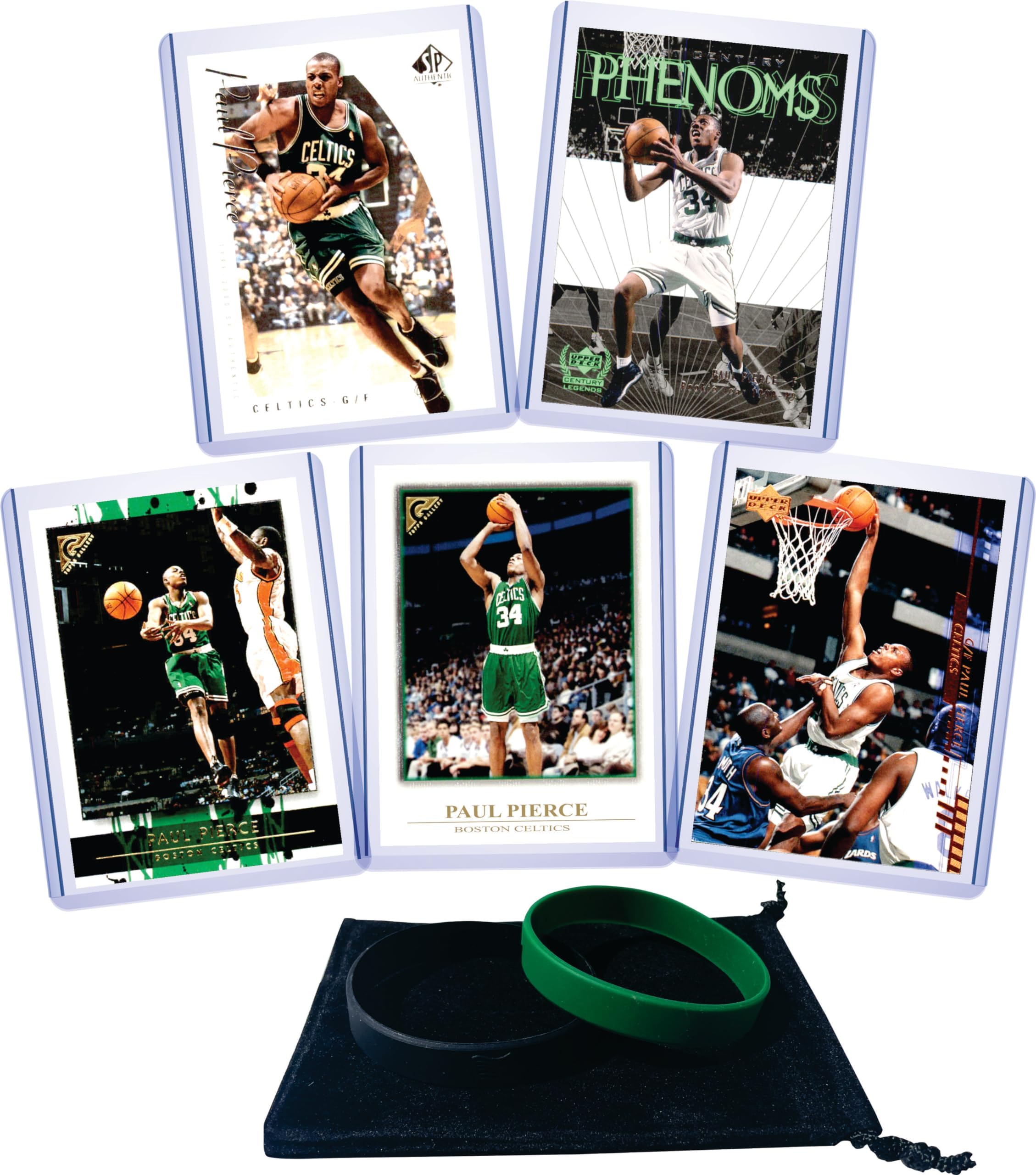 Paul Pierce (5) Assorted Basketball Cards Gift Pack - Boston Celtics